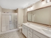 Owners Bath with Dual Sinks, Framed Mirror